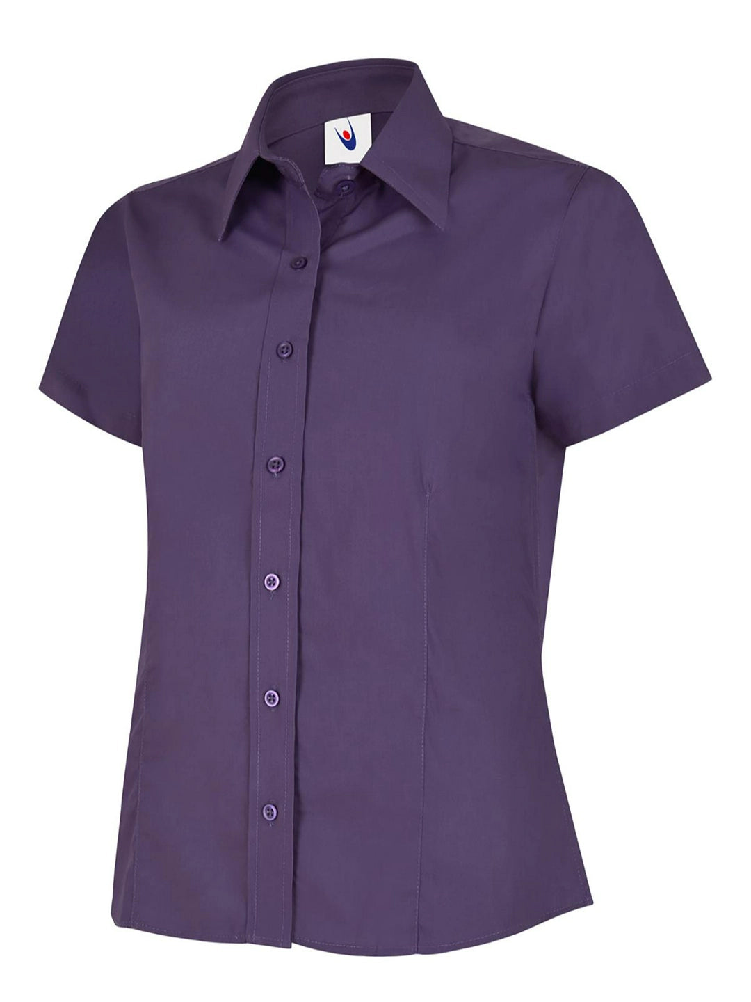 Uneek Clothing UC712 Ladies Poplin Short Sleeve Shirt - COOZO