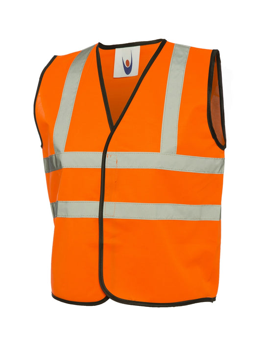 Uneek Clothing UC806 Childrens Hi-Vis Waistcoat - COOZO