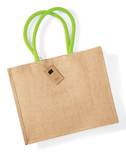 Westford Mill W407 Jute Classic Shopper - COOZO