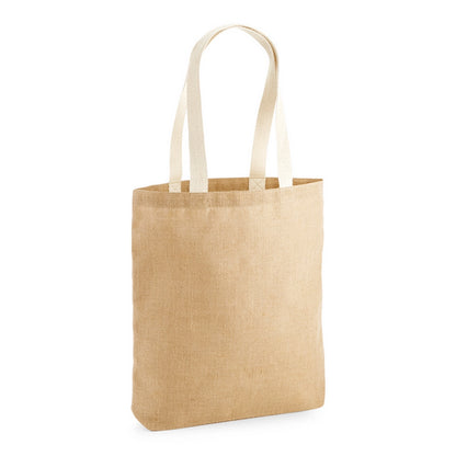 Westford Mill W455 Unlaminated Jute Tote - COOZO