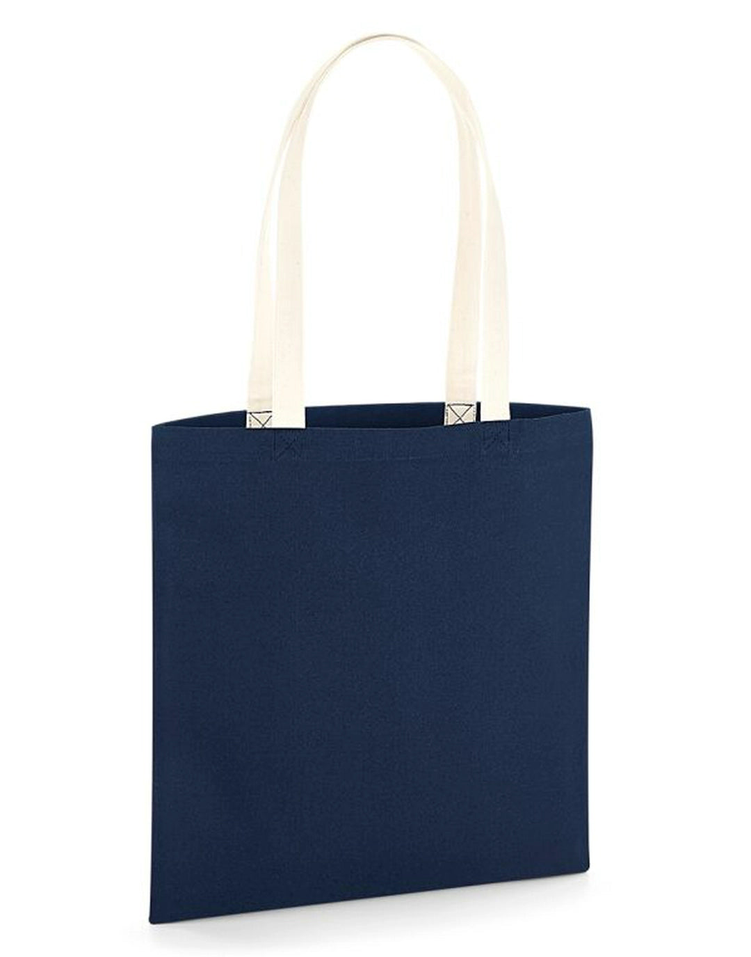 Westford Mill W801C EarthAware? Organic Bag for Life - Contrast Handles - COOZO