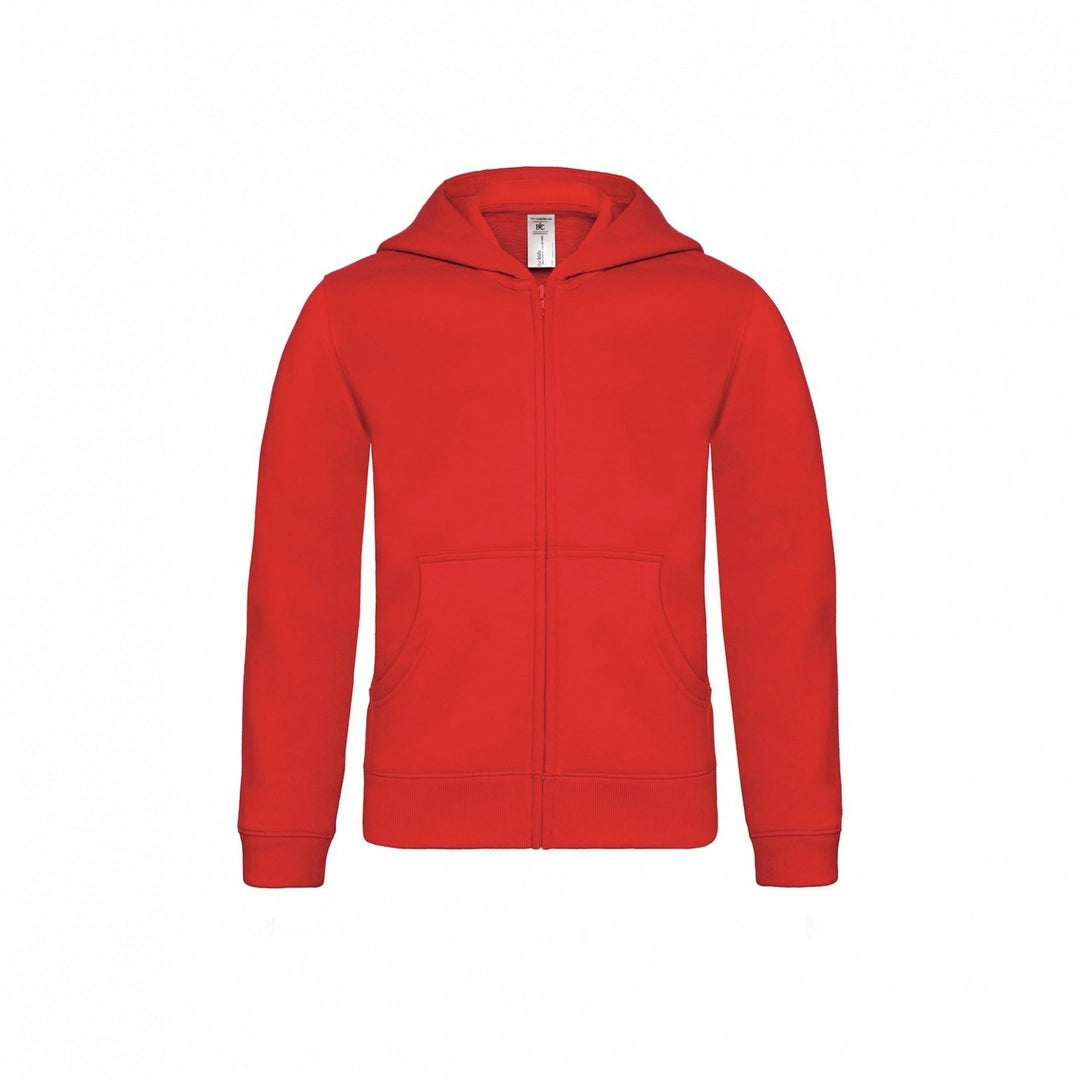 B&C WK682 Kids Full Zip Hoodie - COOZO