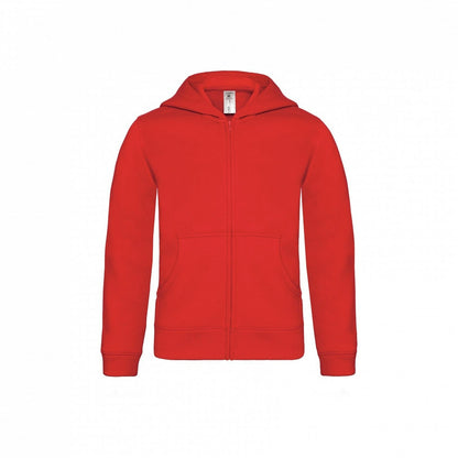 B&C WK682 Kids Full Zip Hoodie - COOZO