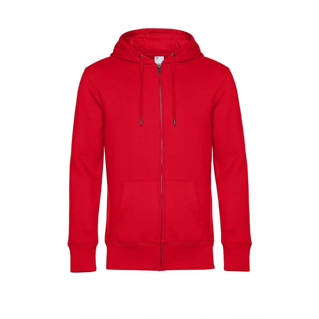 B&C WU03K Mens King Zipped Hooded Sweat - COOZO