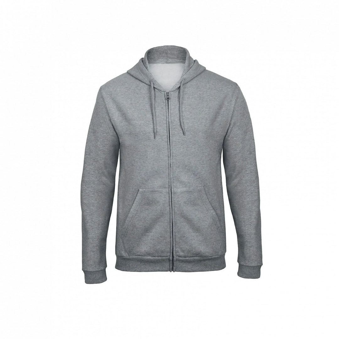 B&C WUI25 Unisex ID.205 50/50 Hooded Full Zip Sweatshirt - COOZO