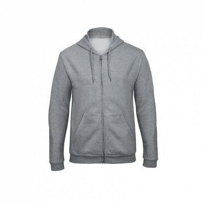 B&C WUI25 Unisex ID.205 50/50 Hooded Full Zip Sweatshirt - COOZO