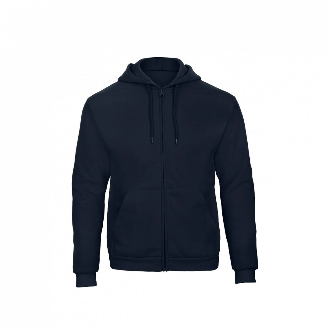 B&C WUI25 Unisex ID.205 50/50 Hooded Full Zip Sweatshirt - COOZO