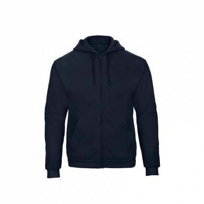B&C WUI25 Unisex ID.205 50/50 Hooded Full Zip Sweatshirt - COOZO