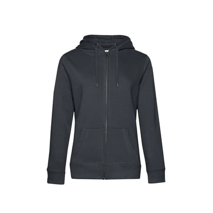 B&C WW03Q Ladies Queen Zipped Hooded Sweatshirt - COOZO