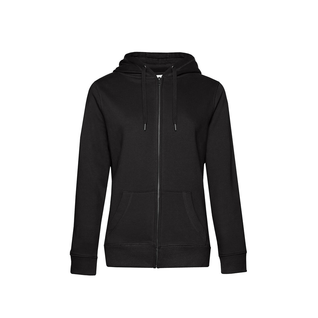 B&C WW03Q Ladies Queen Zipped Hooded Sweatshirt - COOZO
