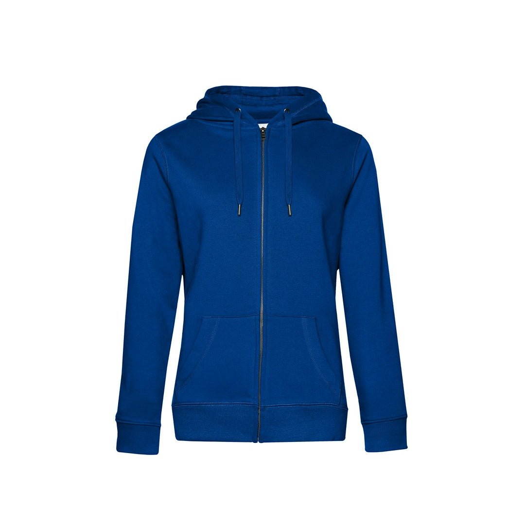 B&C WW03Q Ladies Queen Zipped Hooded Sweatshirt - COOZO