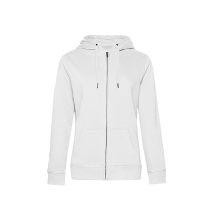 B&C WW03Q Ladies Queen Zipped Hooded Sweatshirt - COOZO