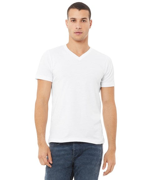 COOZO-Canvas Unisex Jersey Short Sleeve V-Neck Tee (CA3005)