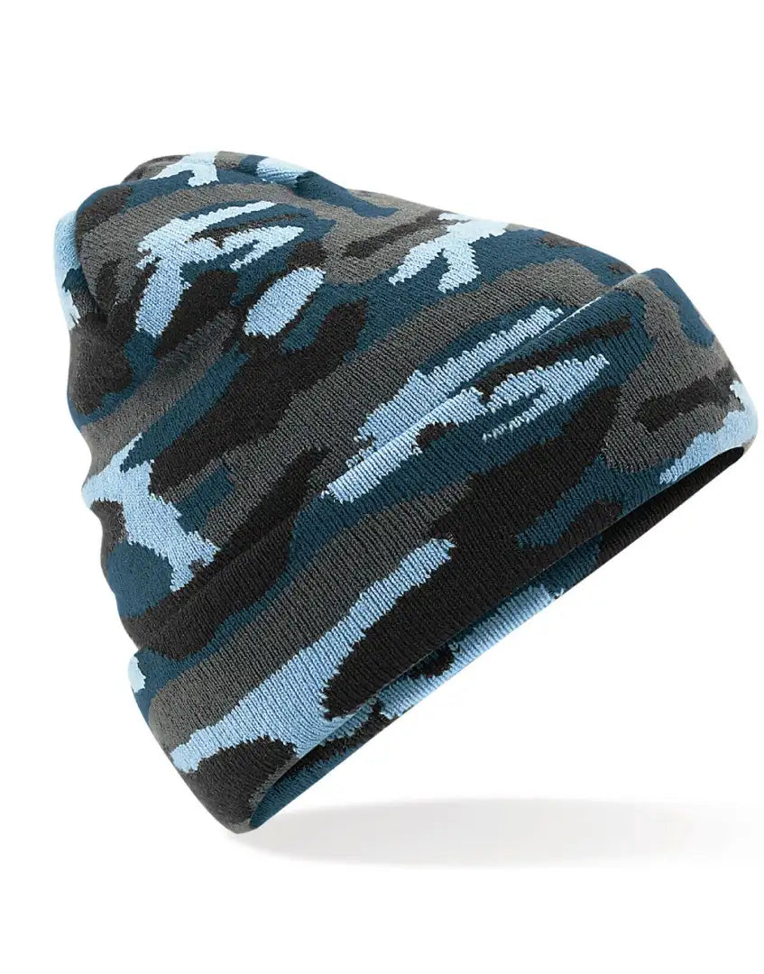 COOZO-Beechfield Camo Cuffed Beanie (B419)