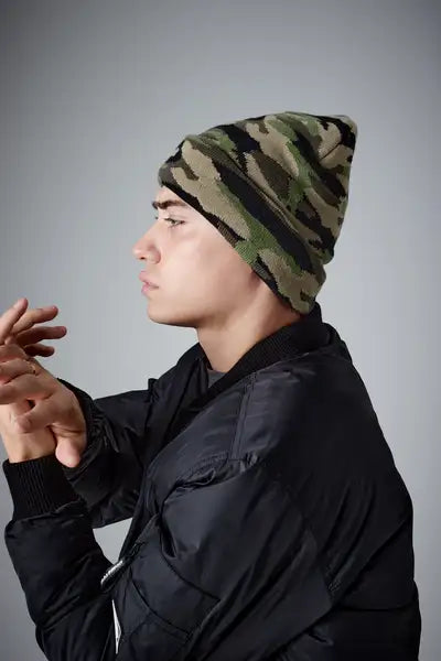COOZO-Beechfield Camo Cuffed Beanie (B419)