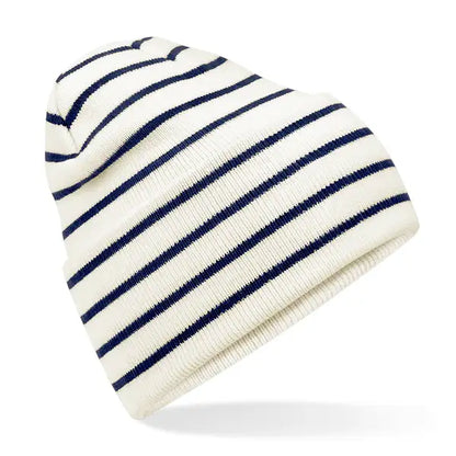COOZO-Beechfield Original Deep-Cuffed Striped Beanie (B39R)
